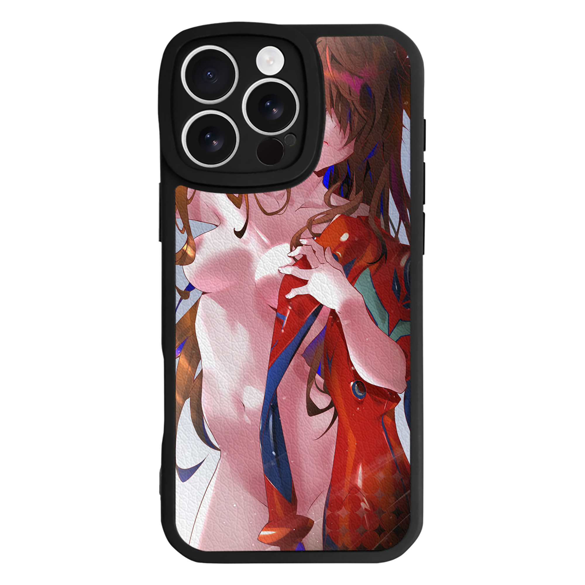 （画像用） EVA 新世紀エヴァンゲリオン 【iPhone 16シリーズ対応】シリコンスマホケース（レザー調） 材質：シリコン